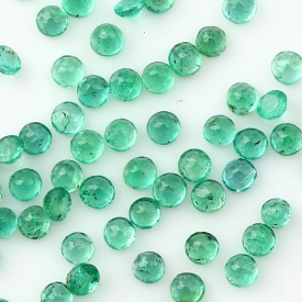 Joopy Gems emerald 3mm rose cut