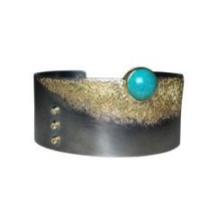 3. Jenny Reeves: Cuff with Chrysocolla, $2150