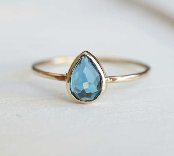 Luxuring London Blue Topaz Ring, $205