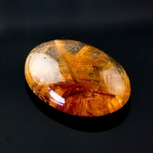 Joopy Gems Golden Rutilated Quartz Cabochon Freesize, 41.975 carats, 29.8x21.5x9.6mm
